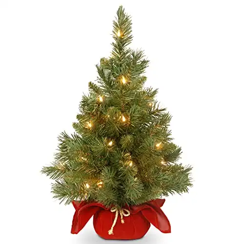 National Tree Company Pre-lit Artificial Mini Christmas Tree Majestic Fir